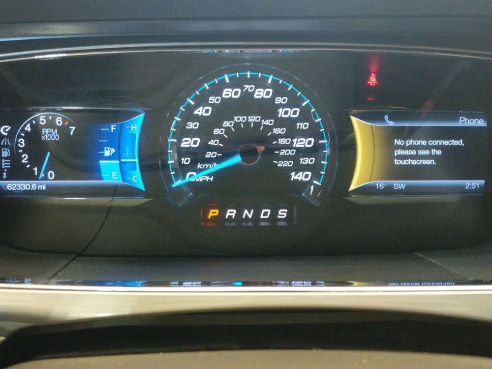 2013 Ford Taurus - Odometer Close Up