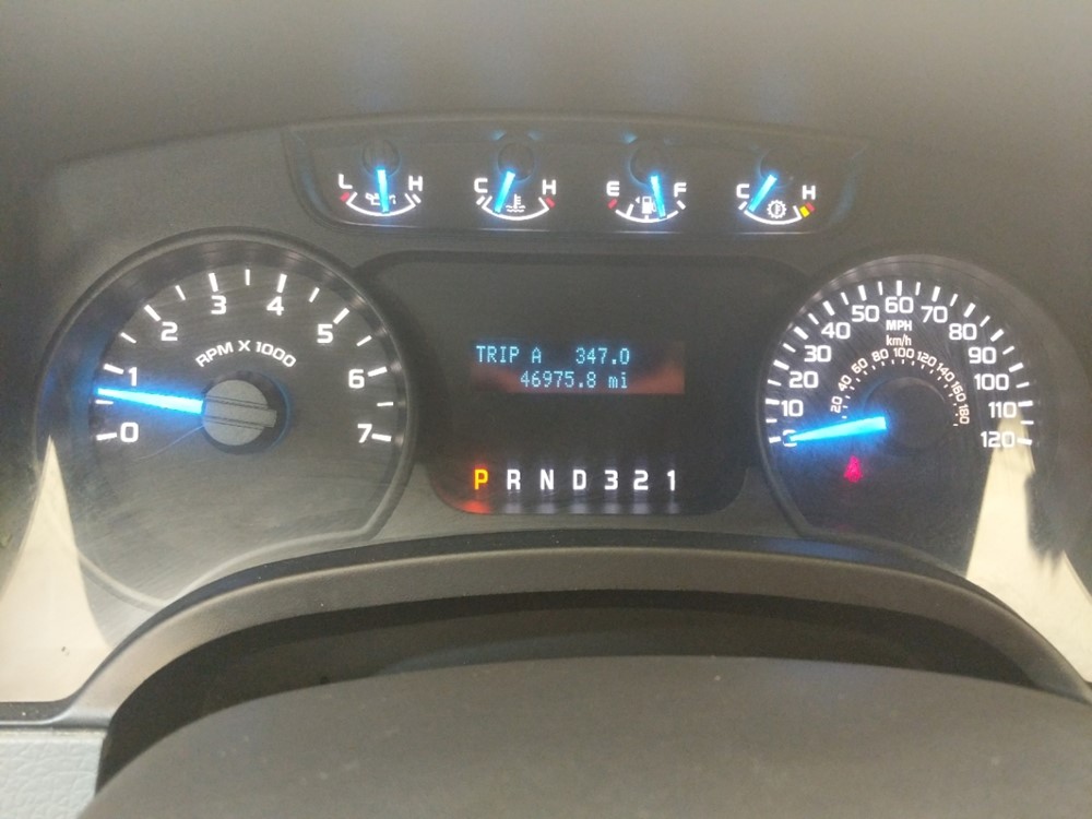 2013 Ford F-150 - Odometer Close Up
