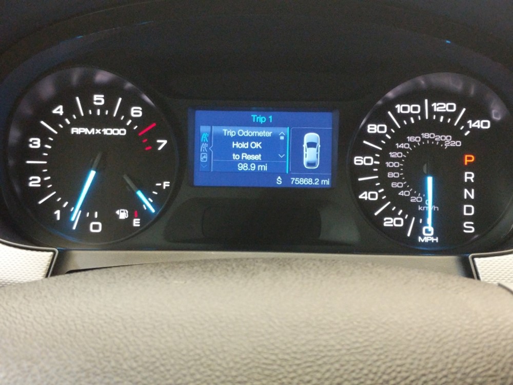 2013 Ford Edge - Odometer Close Up