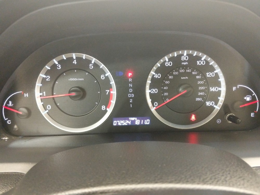 2010 Honda Accord - Odometer Close Up