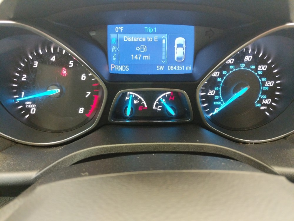 2014 Ford Escape - Odometer Close Up