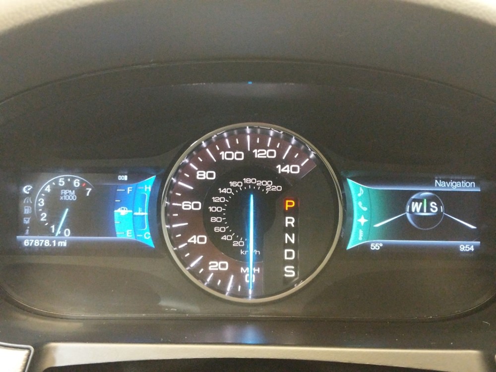2013 Ford Edge - Odometer Close Up