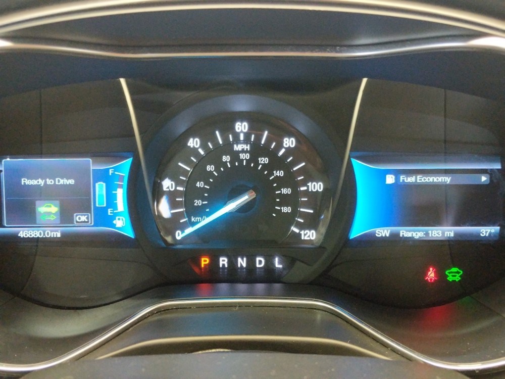 2017 Ford Fusion - Odometer Close Up