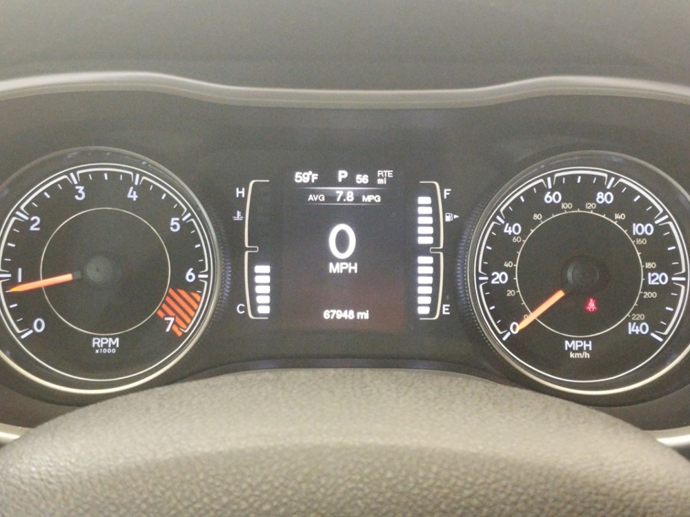 2014 Jeep Cherokee - Odometer Close Up