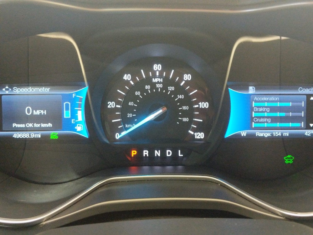 2017 Ford Fusion - Odometer Close Up