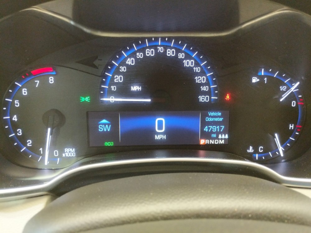 2016 Cadillac SRX - Odometer Close Up