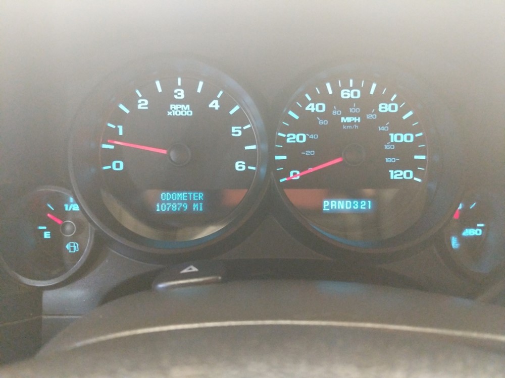 2009 GMC Sierra 1500 - Odometer Close Up