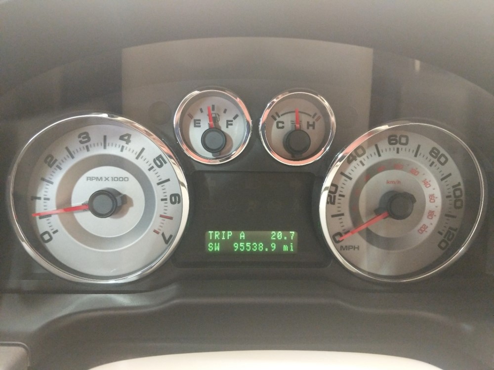 2010 Ford Edge - Odometer Close Up