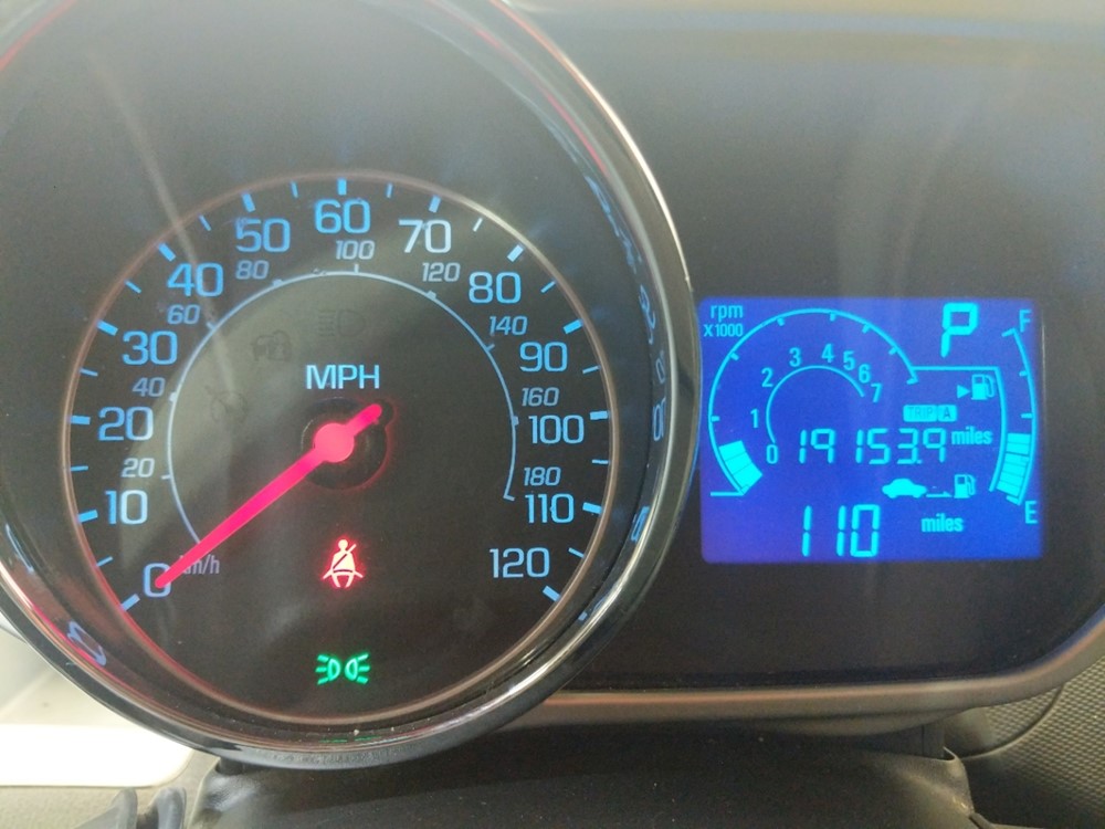 2014 Chevrolet Spark - Odometer Close Up