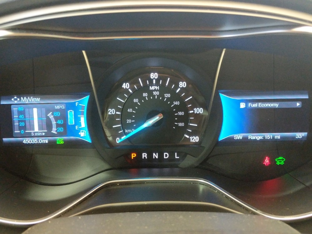 2017 Ford Fusion - Odometer Close Up