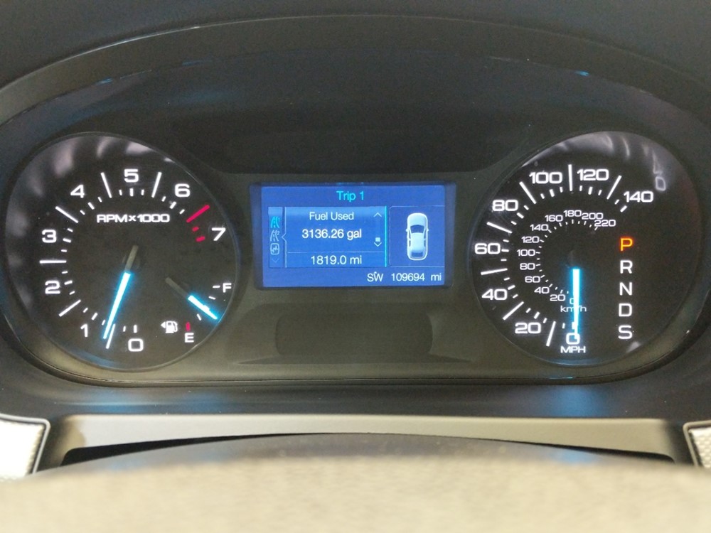 2013 Ford Edge - Odometer Close Up