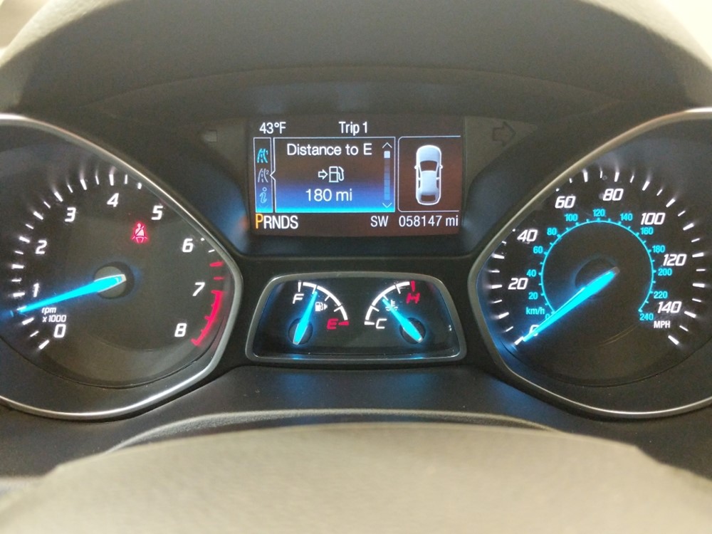 2014 Ford Escape - Odometer Close Up