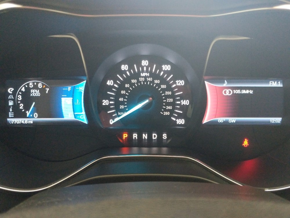 2013 Ford Fusion - Odometer Close Up