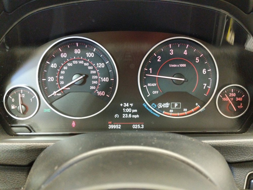 2015 BMW 428i - Odometer Close Up