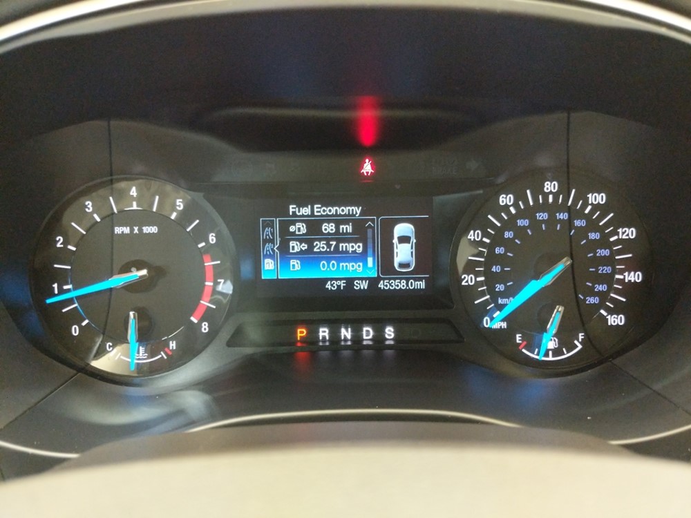 2016 Ford Fusion - Odometer Close Up