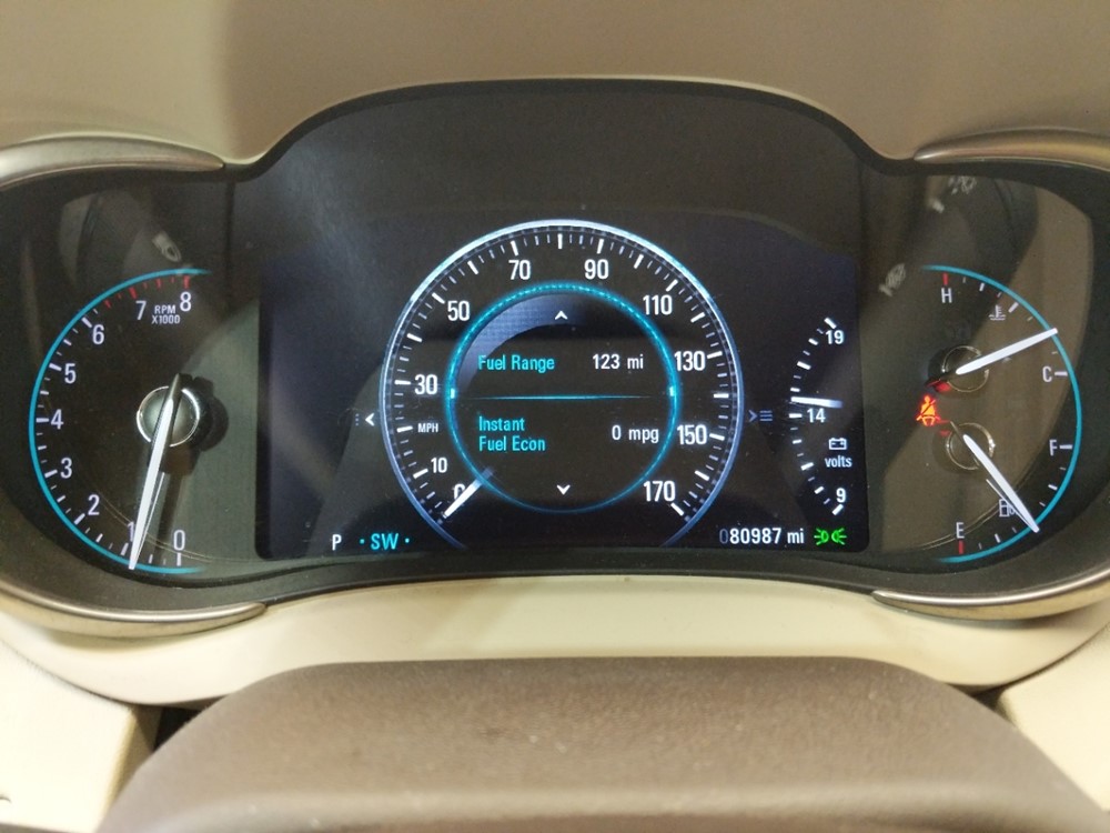2014 Buick LaCrosse - Odometer Close Up