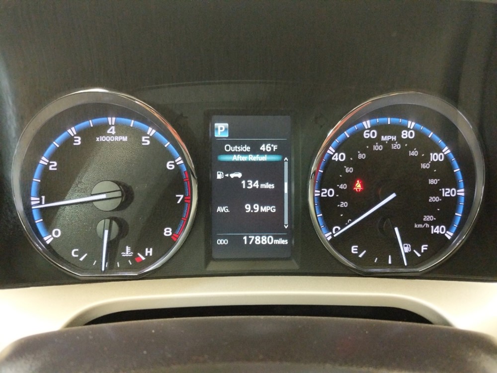 2016 Toyota RAV4 - Odometer Close Up
