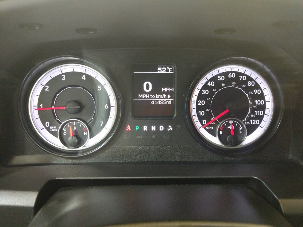 2016 Dodge Ram 1500 - Odometer Close Up