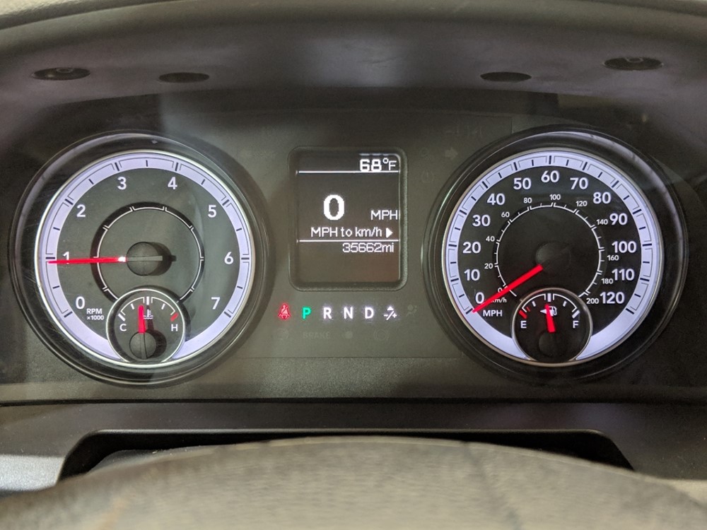 2016 Dodge Ram 1500 - Odometer Close Up
