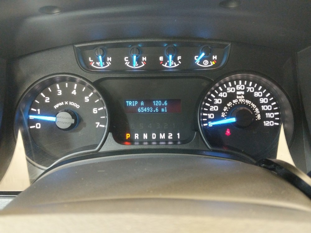 2013 Ford F-150 - Odometer Close Up