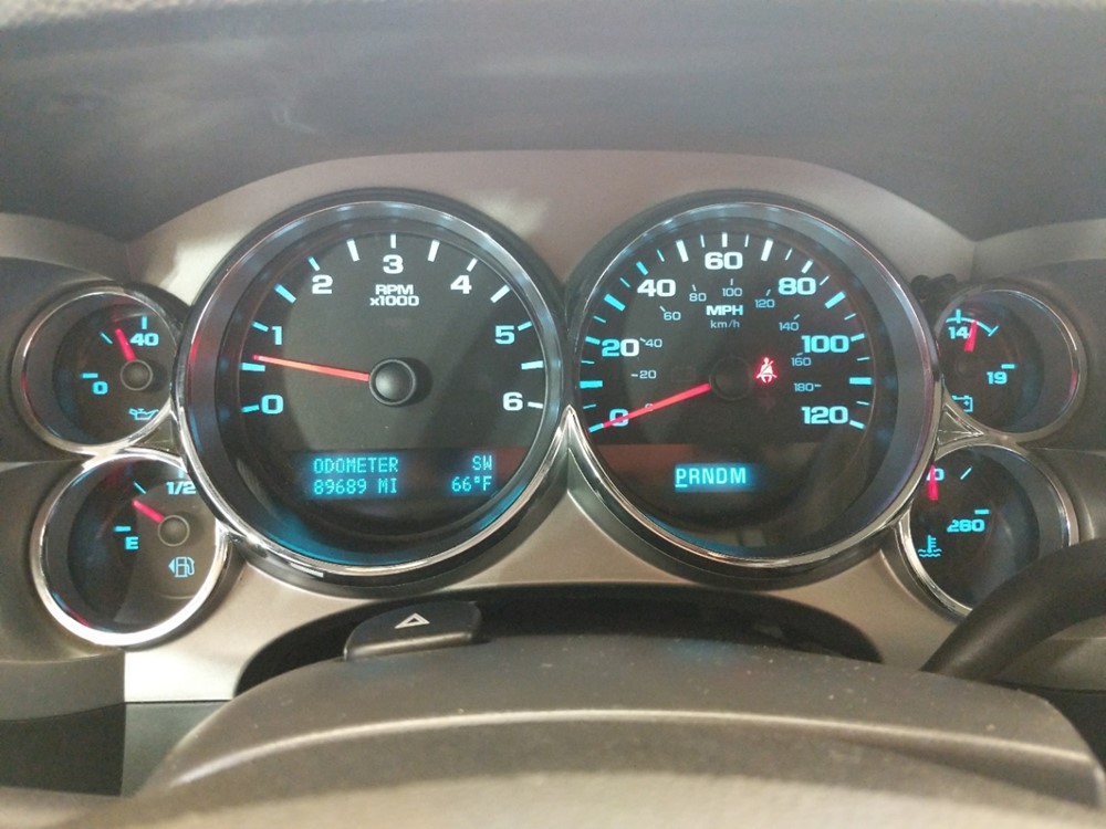 2011 GMC Sierra 1500 - Odometer Close Up