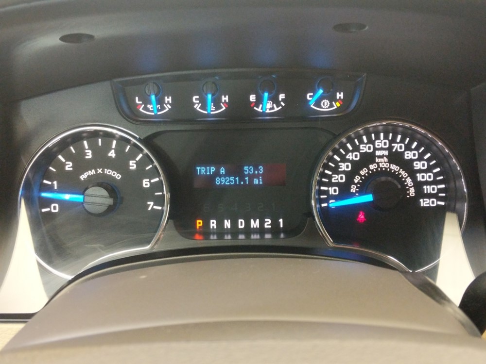 2014 Ford F-150 - Odometer Close Up