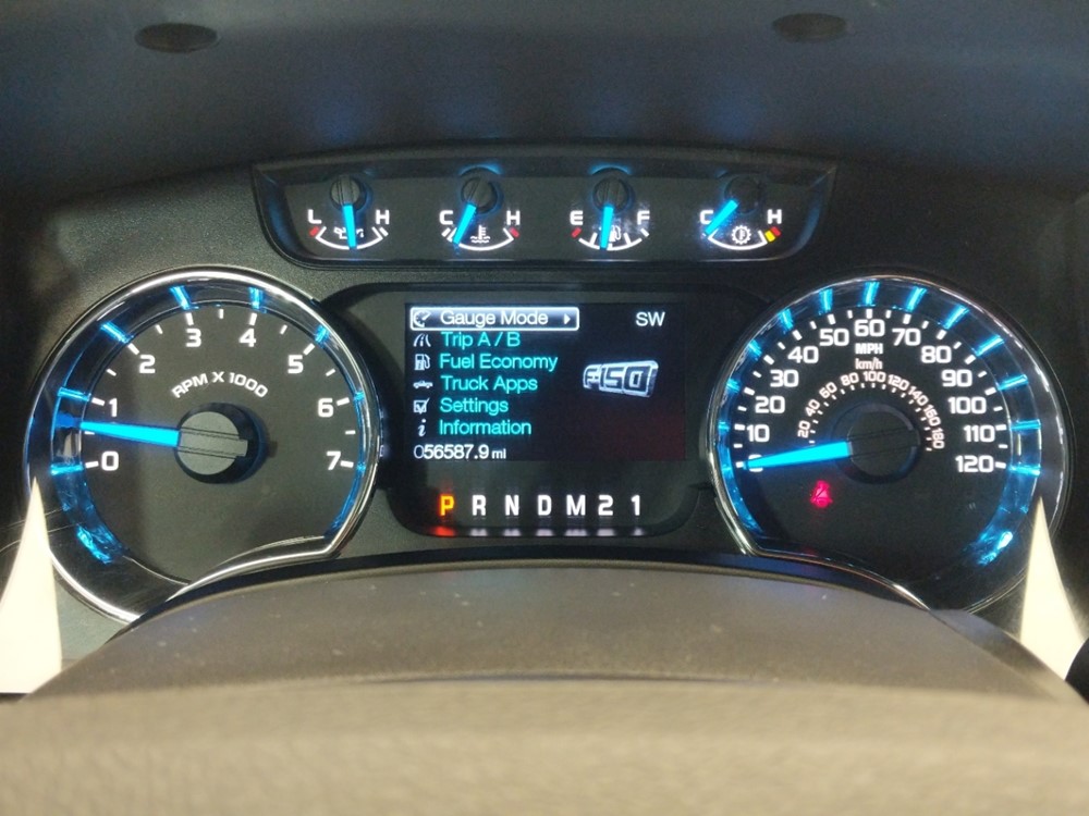 2013 Ford F-150 - Odometer Close Up