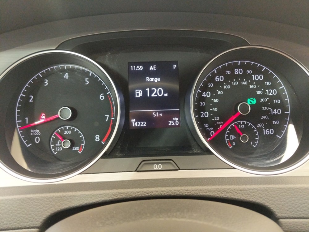 2016 Volkswagen Golf - Odometer Close Up