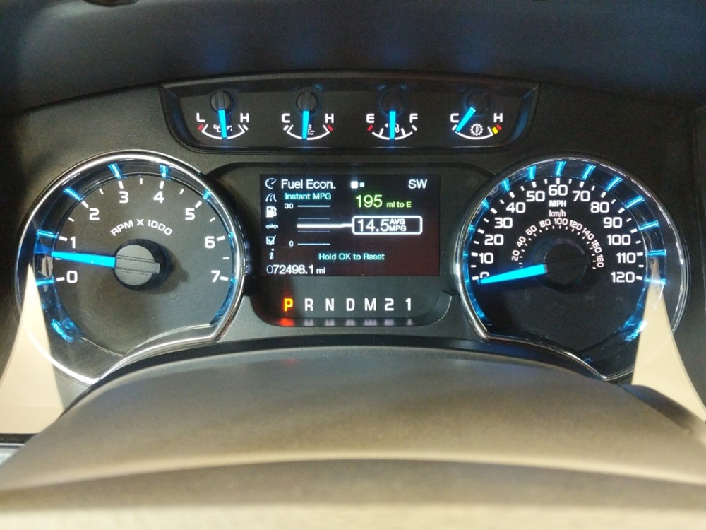 2013 Ford F-150 - Odometer Close Up