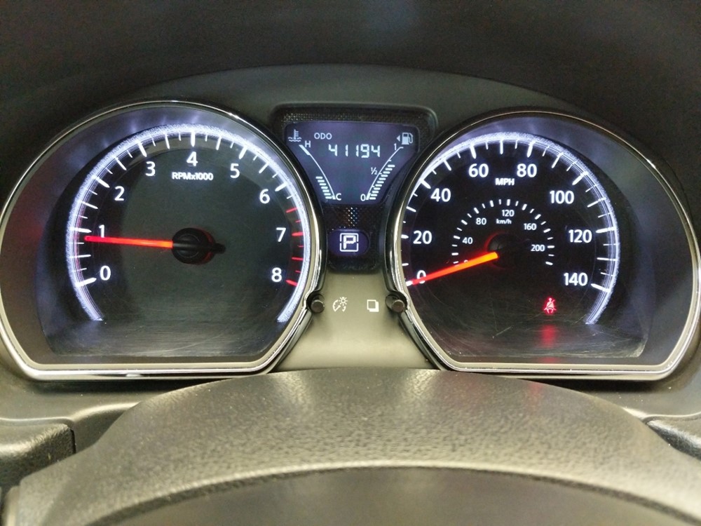2017 Nissan Versa - Odometer Close Up