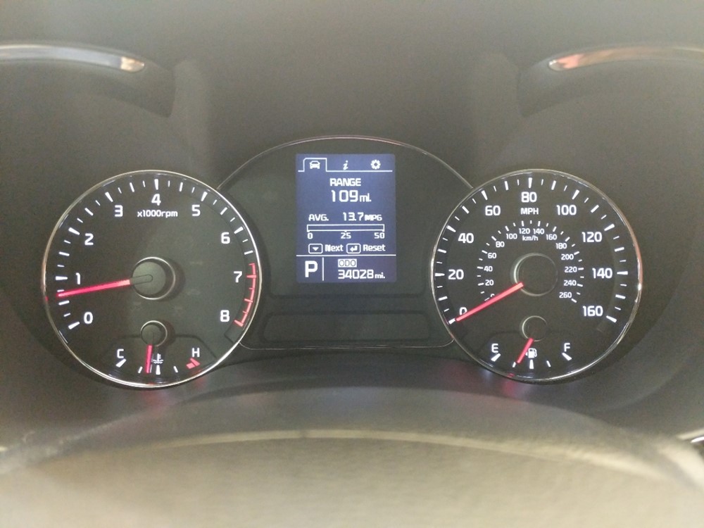 2015 Kia Forte - Odometer Close Up