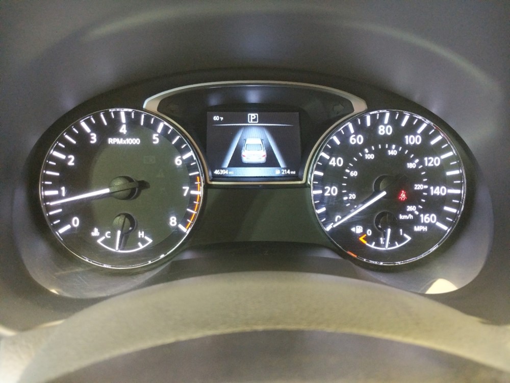 2017 Nissan Altima - Odometer Close Up