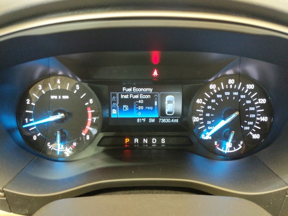 2016 Ford Fusion - Odometer Close Up