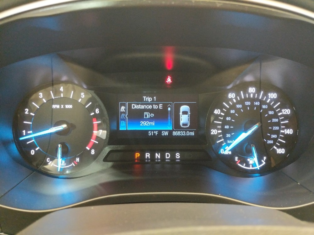 2016 Ford Fusion - Odometer Close Up