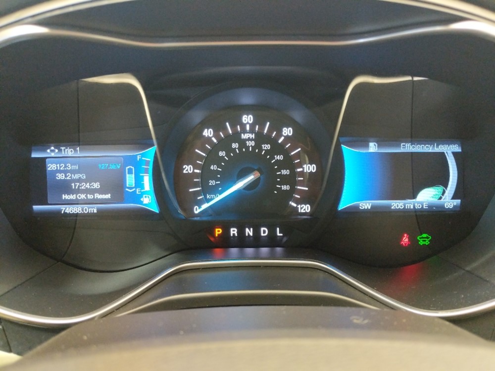 2016 Ford Fusion - Odometer Close Up