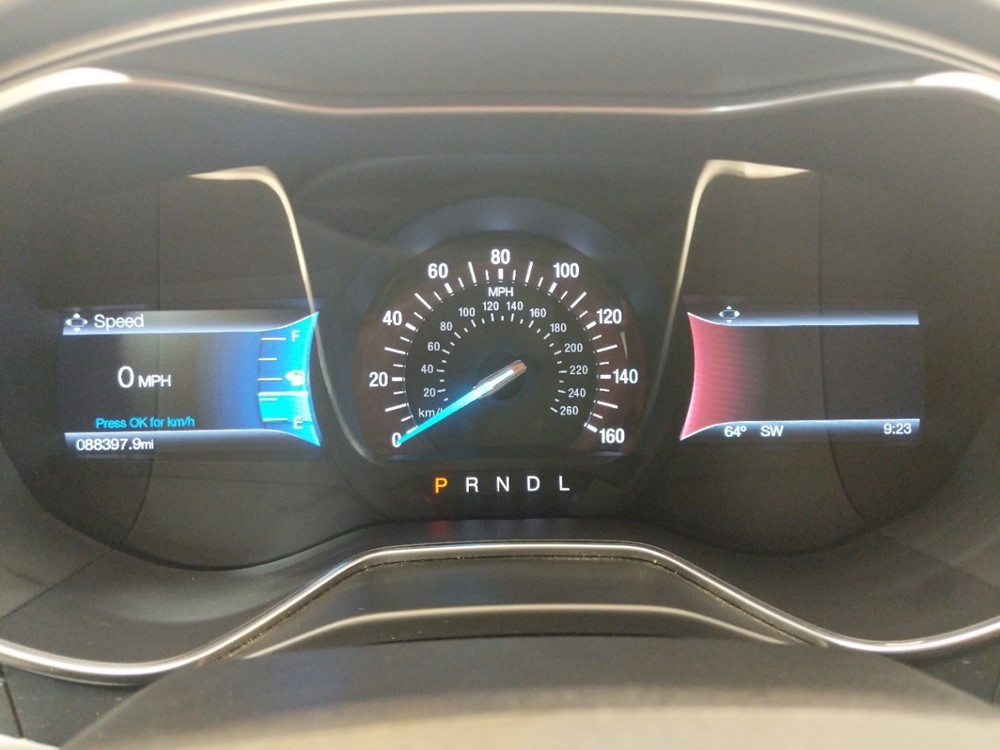2017 Ford Fusion - Odometer Close Up