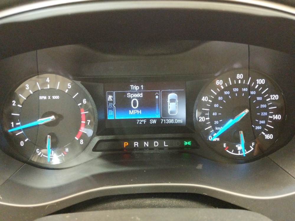 2017 Ford Fusion - Odometer Close Up