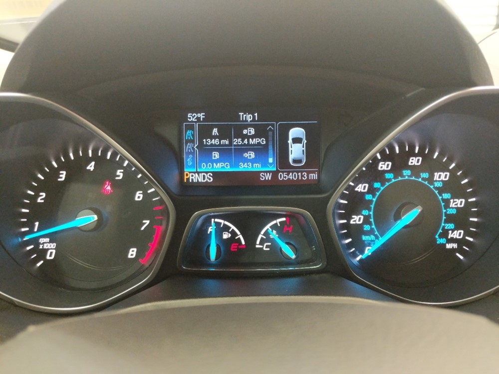 2016 Ford Escape - Odometer Close Up