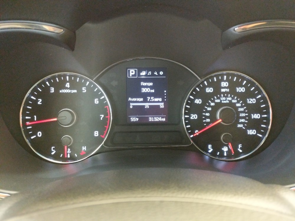 2018 Kia Forte - Odometer Close Up