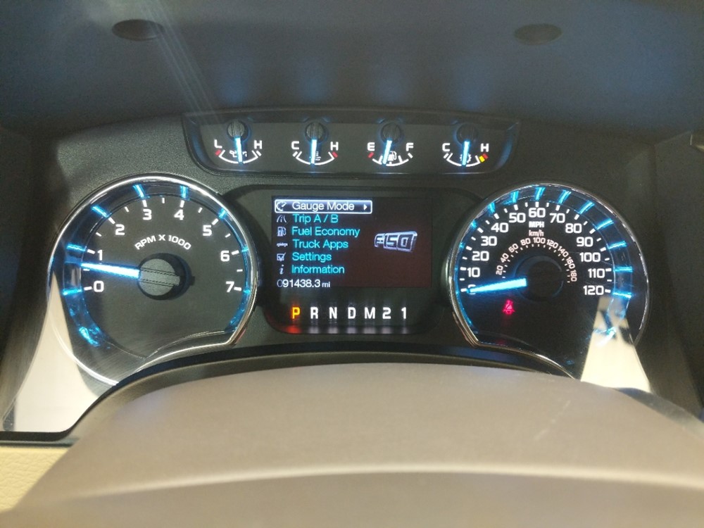 2012 Ford F-150 - Odometer Close Up