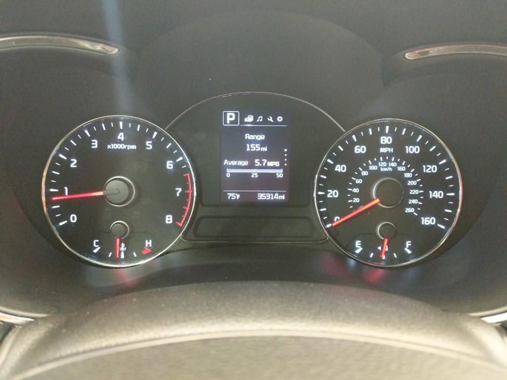 2018 Kia Forte - Odometer Close Up