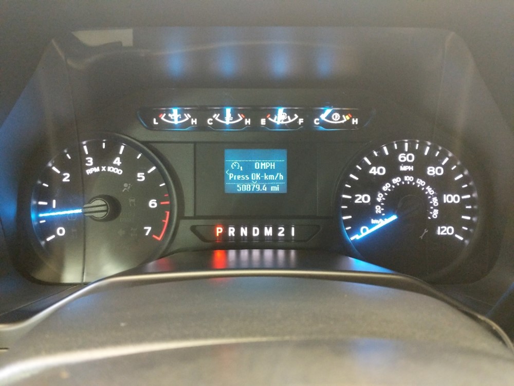 2016 Ford F-150 - Odometer Close Up