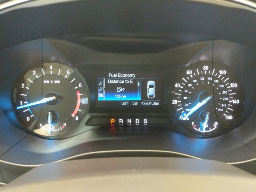 2016 Ford Fusion - Odometer Close Up