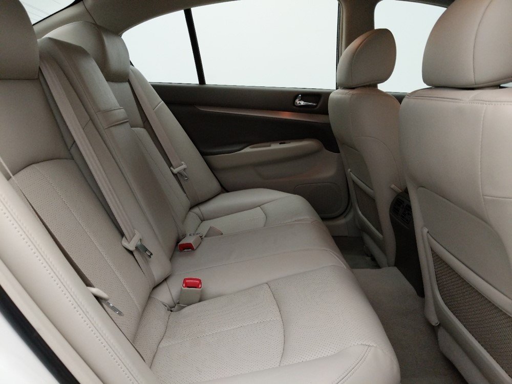 2012 INFINITI G37 - Passenger Rear Seat
