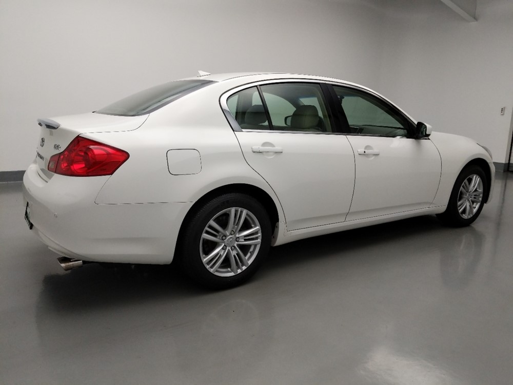 2012 INFINITI G37 - Passenger Rear Side