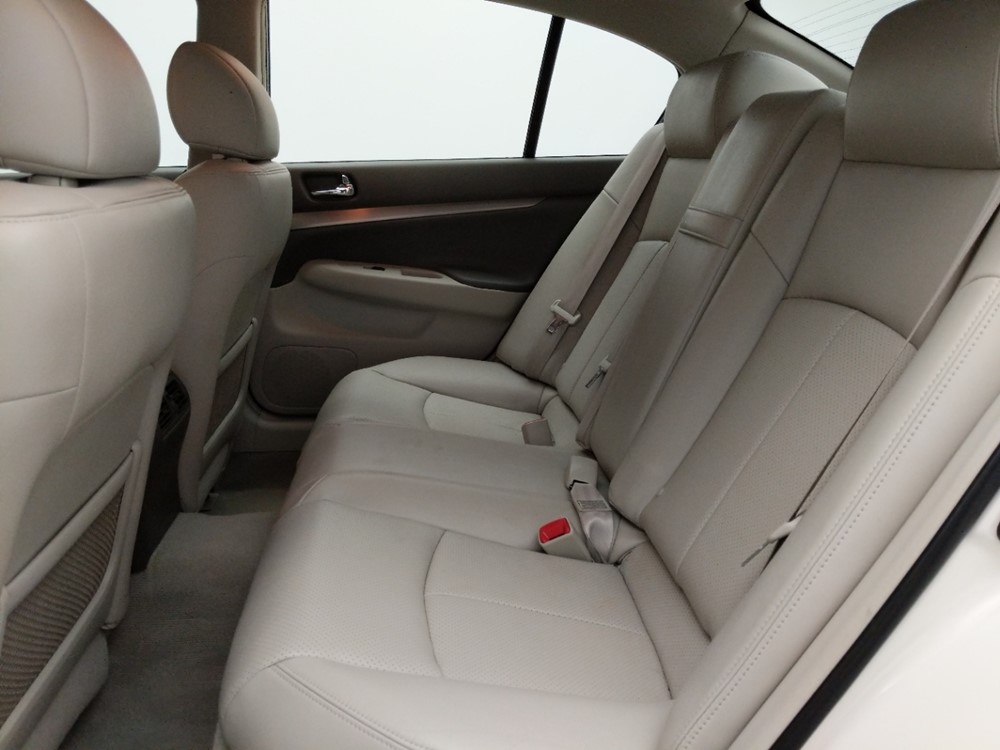 2012 INFINITI G37 - Driver Rear Seat