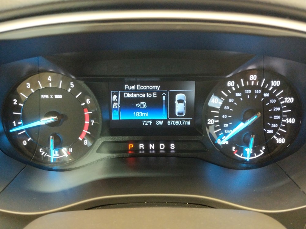 2013 Ford Fusion - Odometer Close Up