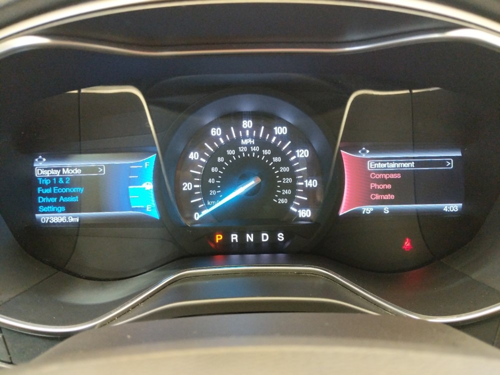2016 Ford Fusion - Odometer Close Up
