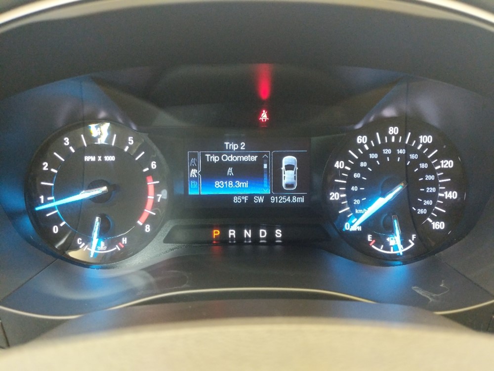2016 Ford Fusion - Odometer Close Up
