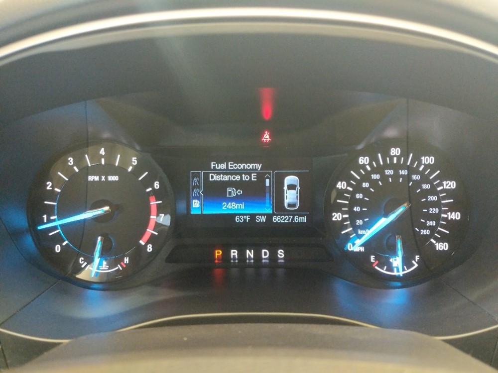 2014 Ford Fusion - Odometer Close Up